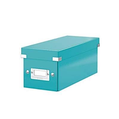 Boîte de rangement Leitz Click & Store WOW, format CD Turquoise