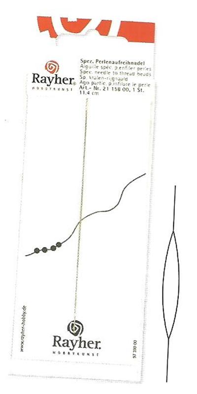 Aiguille spéciale pour enfiler perles