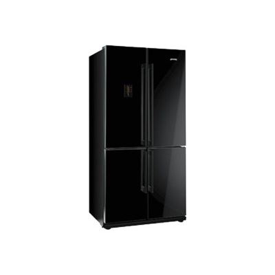 Réfrigérateur congélateur smeg Air brassé 248 Litre 60cm couleur Noir style  années 50 FAB28RBL3 - Smeg