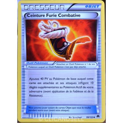 carte Pokémon 99/122 Ceinture Furie Combative XY - Rupture Turbo NEUF FR