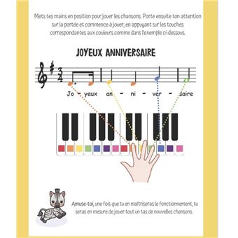 40 Partitions de piano Comptines pour enfants Méthode facile pour apprendre le  piano aux débutants NLFBP Editions - broché - NLFBP Editions - Achat Livre