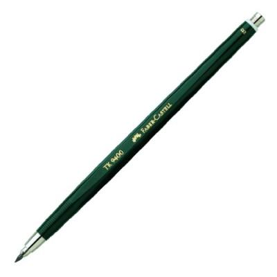 Faber-Castell - Crayon graphite TK 9400, dureté: B, 2mm