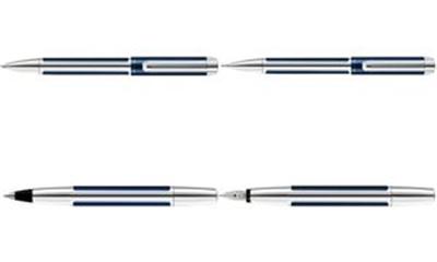 PELIKAN - Stylo plume Pura 40 , couleur: gris / argent largeur de plume: B, boîtier et capuchon en aluminium affiné, système de recharge à cartouches, plume en a