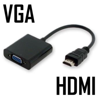 HDMI Mâle vers VGA Femelle Adaptateur Vidéo - Connectique Audio / Vidéo -  Achat & prix