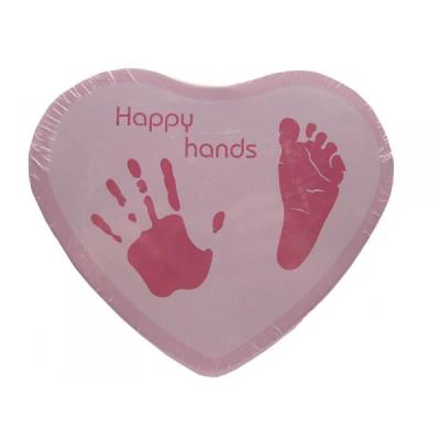 Kit empreintes bébé Happy Hands rose