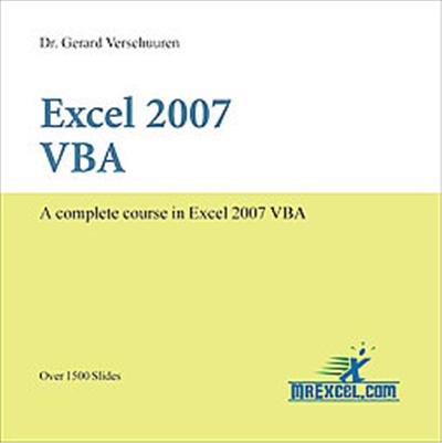 Excel 2007 VBA, Visual Training Series