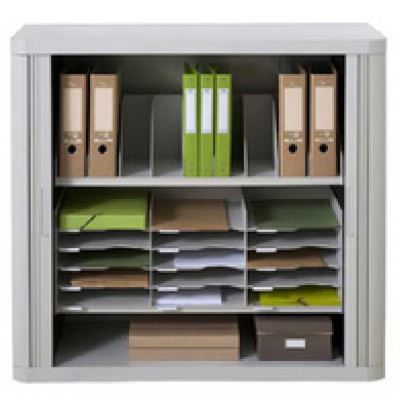 paperflow paperflow trieur à cases fixes, 9 cases, gris noir