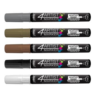 Feutre peinture 4Artist Marker 4 mm - Assortiment métal