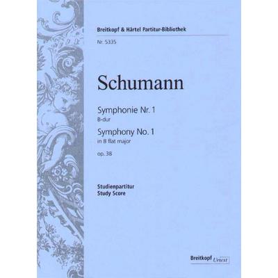 Partitions classique EDITION BREITKOPF SCHUMANN ROBERT - SYMPHONIE NR. 1 B-DUR OP. 38 - STUDY SCORE Orchestre