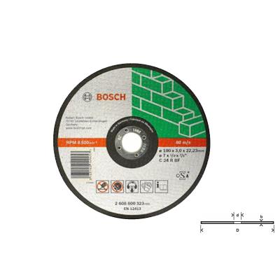 1 Disque à Tronçonner pour Matériaux à Moyeu Plat Ø230Mm - Bosch - 2608600326