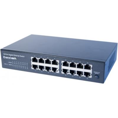 Dexlan switch 16 ports gigabit rackable 10 et 19