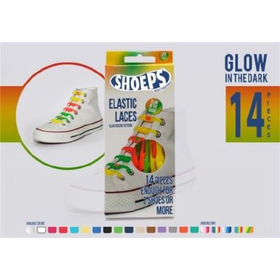 Elastische veters brillent dans le noir