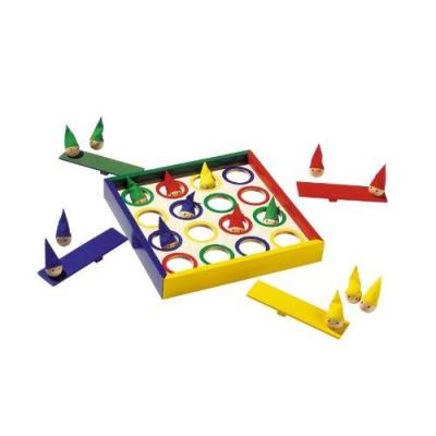 Goki - HS107 - Jeu de société- Jeu des Lutins Sauteurs en Bois