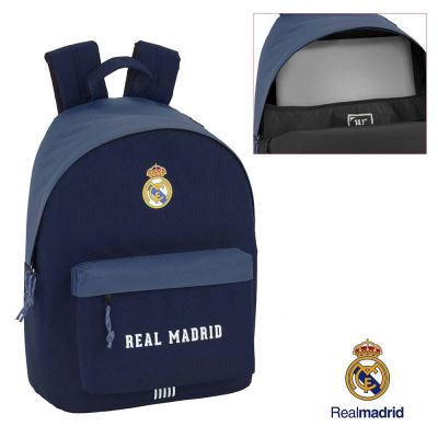 Real Madrid Sac à dos Cartable ordinateur 31x41x16