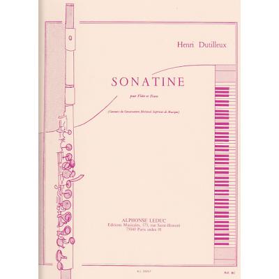 Partitions classique LEDUC DUTILLEUX H. - SONATINE - FLUTE ET PIANO Flûte traversière