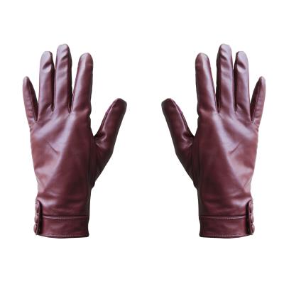 Hi-fun hi-glove leather wom red medium