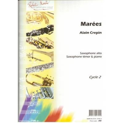 Partitions classique ROBERT MARTIN CREPIN A. - MARES, ALTO OU TNOR Saxophone