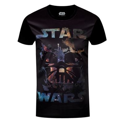 Star Wars T-shirt Darth Vader imprimé intégral Homme Noir