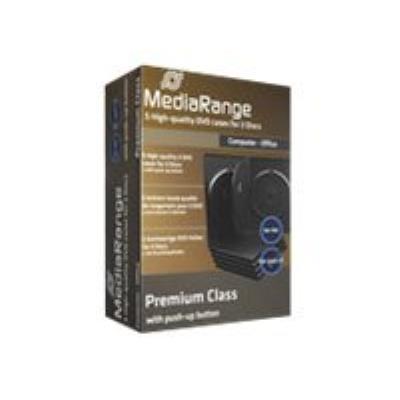 MediaRange Retail pack 3er-DVD-Box - jewel case voor opslag DVD's