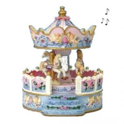 Carrousel musical chevaux enfant