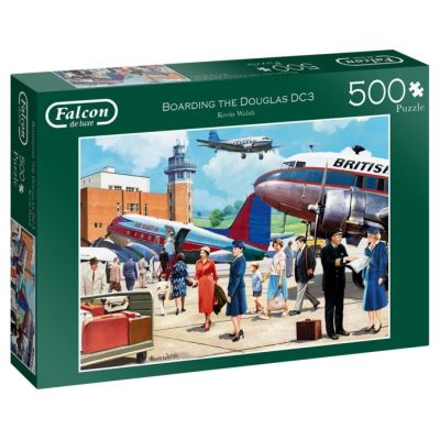 Jumbo puzzle Falcon Boarding the Douglas DC3500 pièces