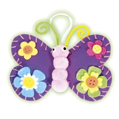 Ursus le kit feutrine papillon, multicolore 39550002