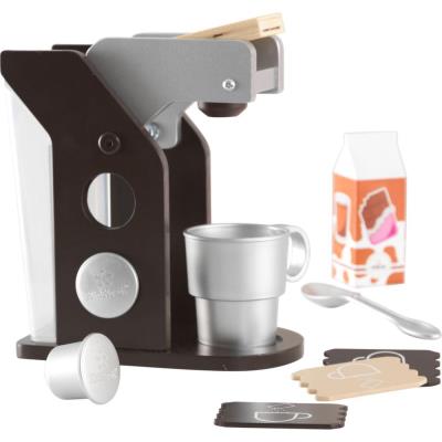 Cafetière à dosettes enfant en bois Expresso