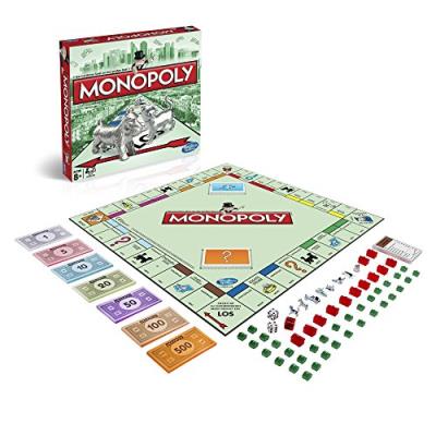 Hasbro jeux 00009398 - monopoly classic, famille jeu