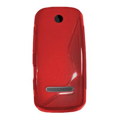 Housse S-Line rouge pour Nokia Asha 305 Asha 306