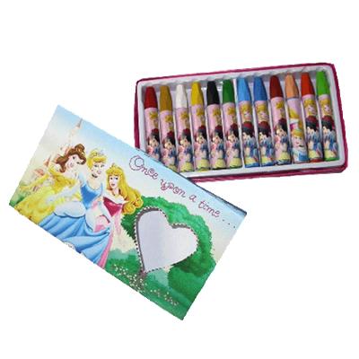 Boite de crayons de cire Disney Princesses