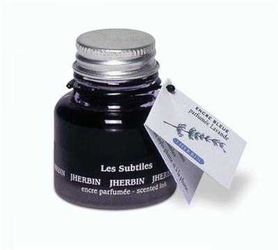 Herbin - Encre parfumée 30ml Bleu, parfum Lavande