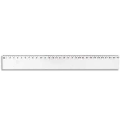 Jpc créations 950325 règle triple décimètre transparent 31470