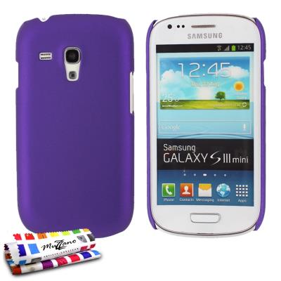 Coque Rigide Ultra-Slim Le Pearls Violet pour SAMSUNG GALAXY S3 MINI