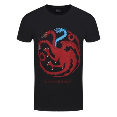 Game of Thrones T-Shirt Ice Dragon Homme Noir - Taille XL