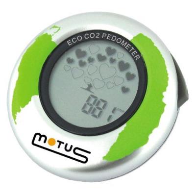 Motus Eco Co2 Podomètre Avec Indicateur De Co2 Argent