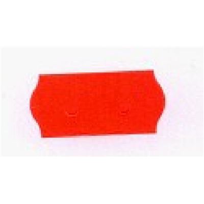 Étiquette 2612 rouge fluo permanent 6 rouleaux a 1500 pièces
