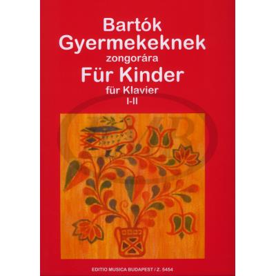 Partitions classique EMB (Editio Musica Budapest) BARTOK B. - FOR CHILDREN 1-2 - PIANO Piano