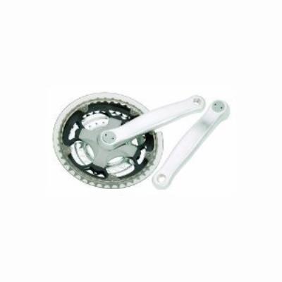Point 02009000 pédalier 4 branches 24 34 42 dents longueur manivelle 170 mm aluminium plastique poli
