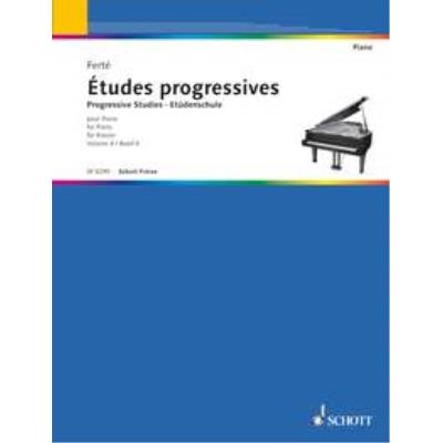 Méthodes et pédagogie SCHOTT FERTE A. - ETUDES PROGRESSIVES VOL. 4 Piano