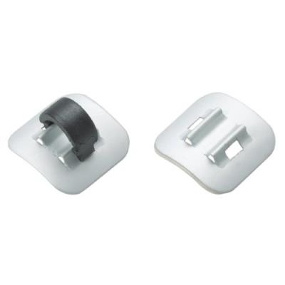 Jagwire alloy stick-on guide de câble argent 4 pièces