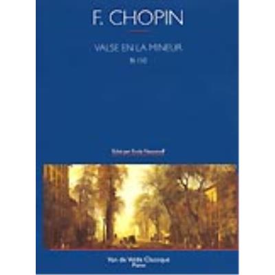 Partitions classique VAN DE VELDE CHOPIN F. - VALSE EN LA MIN. BI 150 - PIANO Piano
