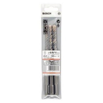 Bosch 1617000117 Coffret De 3 Forets pour Perceuse à Percussion 6 / 8 / 10 Mm