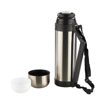 Bouteille isotherme en inox + 2 gobelets - Maxi 1,8 L