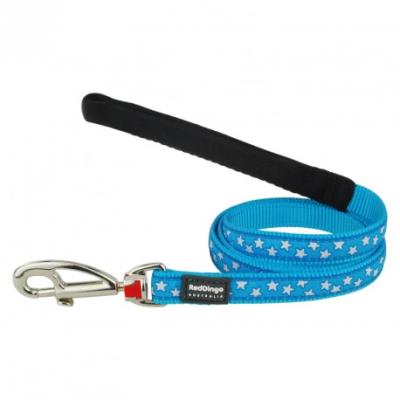 Meilleurs prix pour Red dingo - laisse design pour chien - bleu étoiles blanches - l