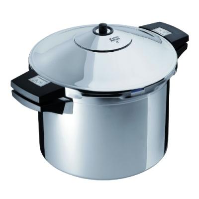 KUHN RIKON DUROMATIC INOX AUTOCUISEUR 22 CM AVEC POIGNÉES LATÉRALES 6 LITRES