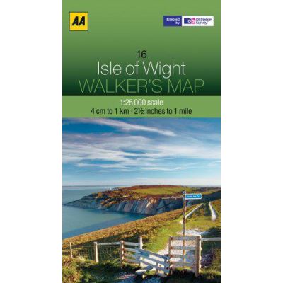 Walkers Map The Isle of Wight - [Version Originale]