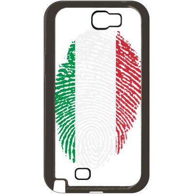Coque samsung note 2 empreinte digitale drapeau italie italy
