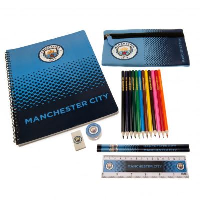Manchester City FC - Ensemble papeterie (Taille unique) (Multicolore) - UTTA3989