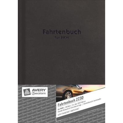 Livre de suivi de véhicule « cartonné » journal de bord, a5 avery 223d