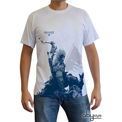 ASSASSIN'S CREED - Tshirt Connor à genoux homme MC white - basic (XL)